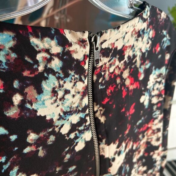 Walter Baker Black Floral Long Sleeve Dress L - Picture 13 of 16